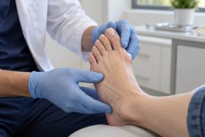 Doctor Examining Foot